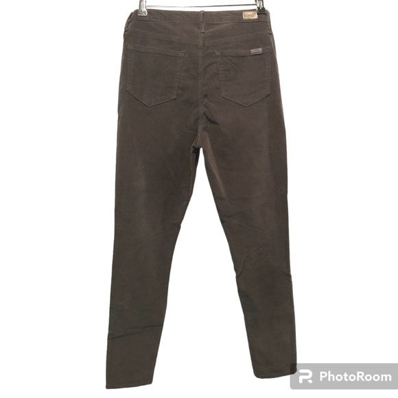 Seven7 Ultra High Rise Skinny Corduroy Pants Size 8 Gray - Picture 3 of 6